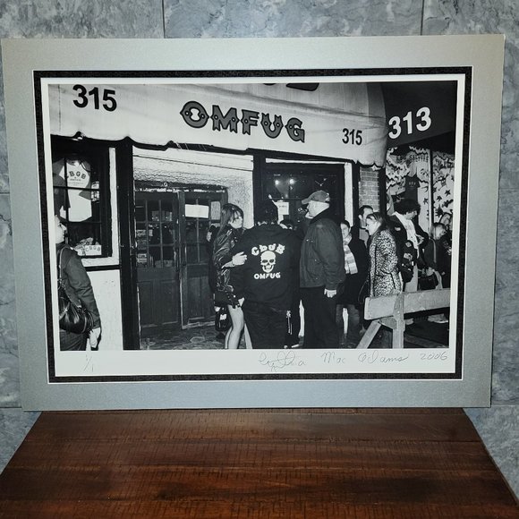 CGBG OMFUG Unique Signed Print From Closing, October, 2006 by Cynthia Mac Adams - Picture 1 of 8